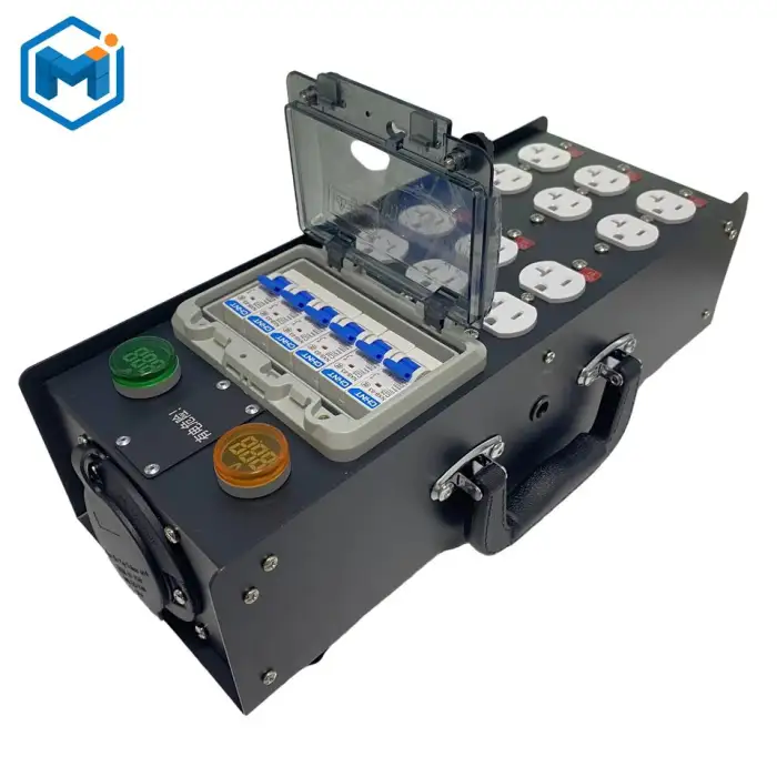 SS2-50 50A Input with 6 Channels L5-20 Outputs Portable Power Distribution Box