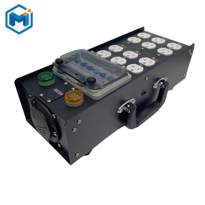 SS2-50 50A Input with 6 Channels L5-20 Outputs Portable Power Distribution Box