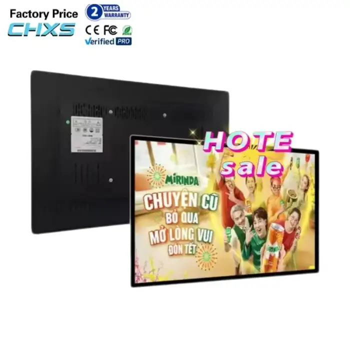 CH Android Shopping Mall Lcd Digital Signage 10 55 65 Inch Electronic Poster Advertising Smart Window Display Interactive Screen