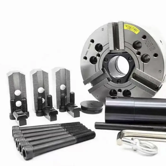 8 Inch Hydraulic Chuck Hollow 3-jaw Lathe Chuck High-speed Power Chuck 5 6 8 10 12 15 Inch Full Steel Body for Lathe Machine