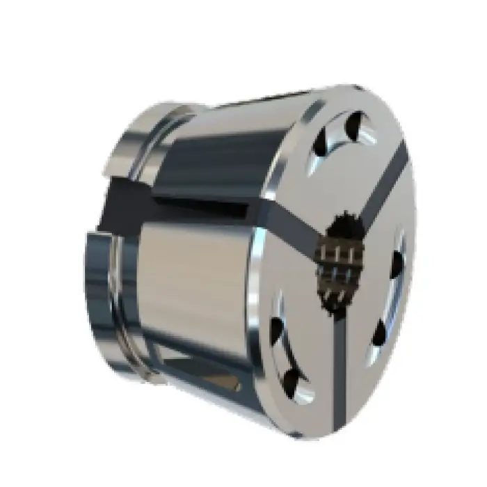 250mm 3 Jaw/4 Jaw Self-centering Hydraulic CNC Lathe Power Chuck