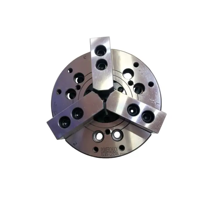 SB 3-jaw High Speed Hollow Power Chucks with Soft Blank Jaw and Hardened Jaws