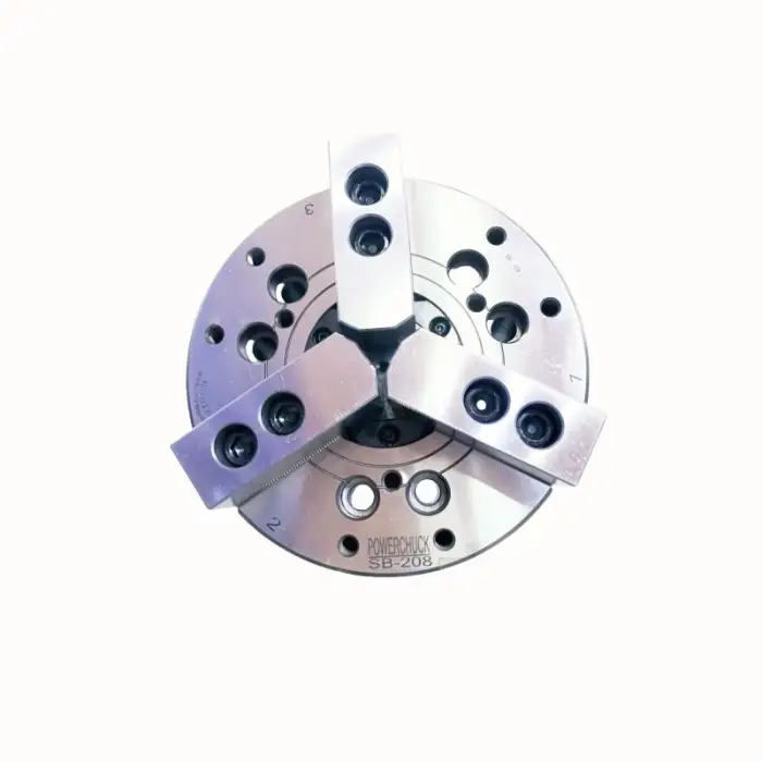 SB 3-jaw High Speed Hollow Power Chucks with Soft Blank Jaw and Hardened Jaws