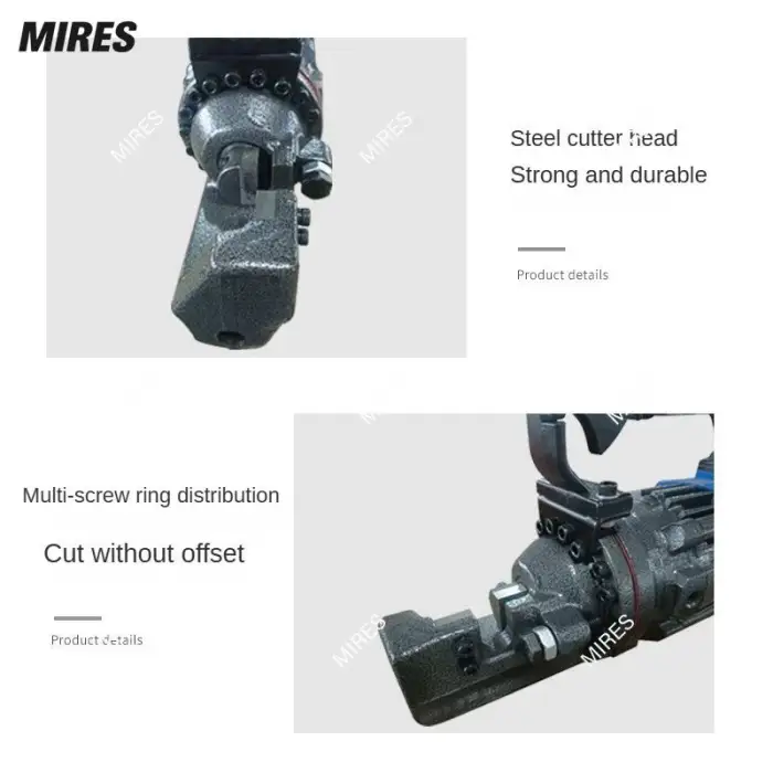 Portable RC-22 1400W Low Electric Hydraulic Bar Handheld Cutter Rebar Cutting Machine for Steel Bar Construction Site