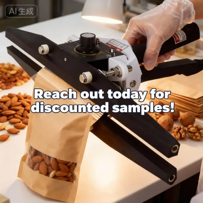 FKR-200C Manual Heat Sealer Machine for Plastic Bags and Food Packaging