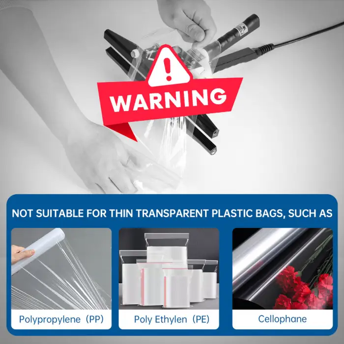 FKR-200C Manual Heat Sealer Machine for Plastic Bags and Food Packaging