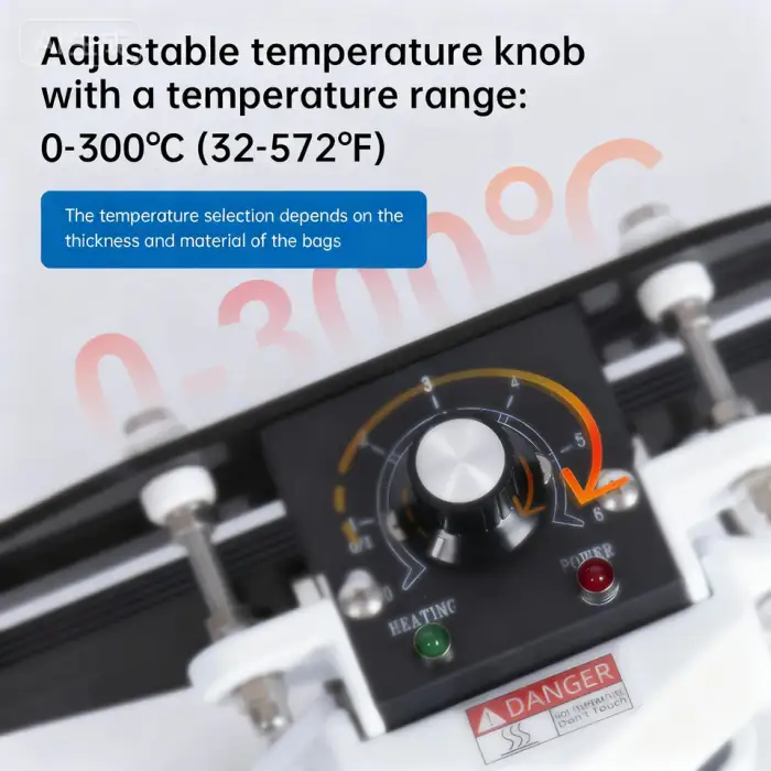 FKR-200C Manual Heat Sealer Machine for Plastic Bags and Food Packaging