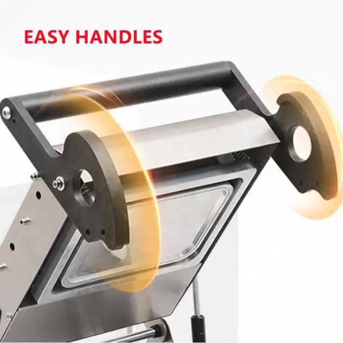 20*14 cm Ready Meal Tray Manual Type Sealing Machine Take Away Lunch Box