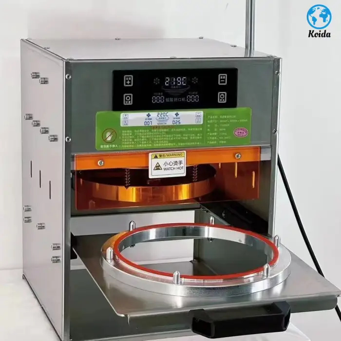 Sealing Machine Disposable Fast Food Tray Lunch Box Use Manual Aluminum Foil Heat Sealing Machine