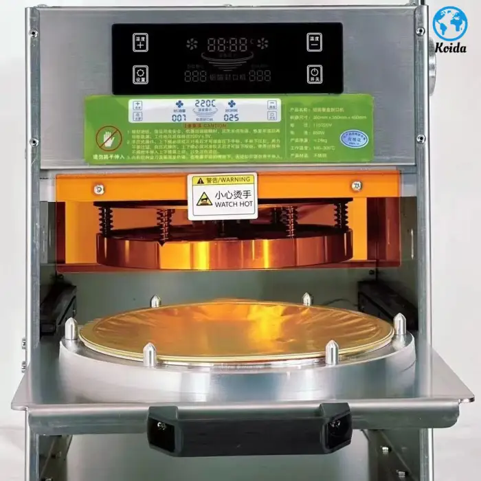 Sealing Machine Disposable Fast Food Tray Lunch Box Use Manual Aluminum Foil Heat Sealing Machine