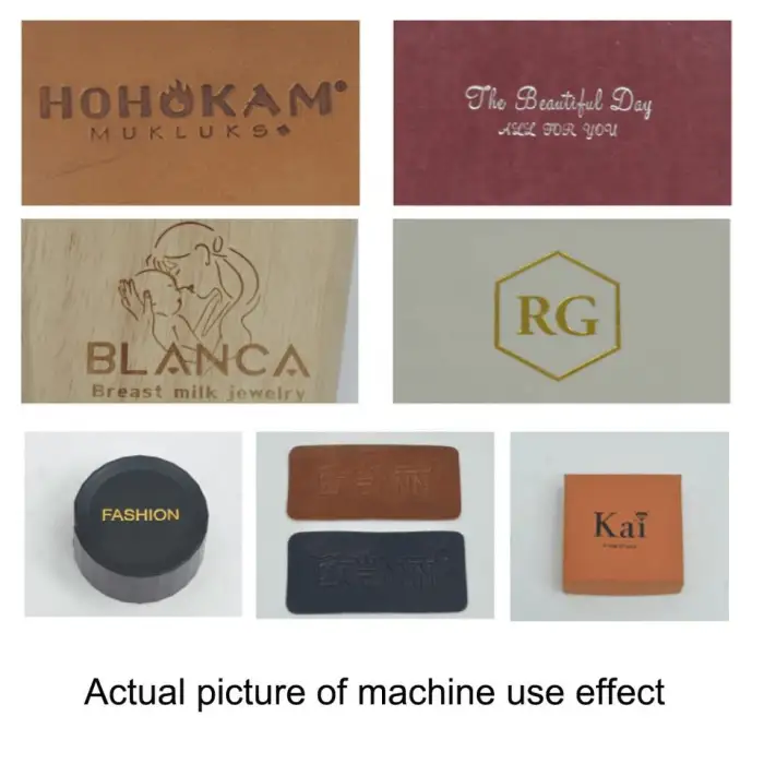 Small Digital Manual Foil Printing Machine Foil Stamping Machine for Leather Pencil Brand logo Printing