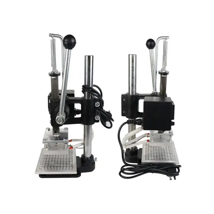 Digital Temperature Control Small Leather Manual Foil Gold Stamping Machine 110V / 220V