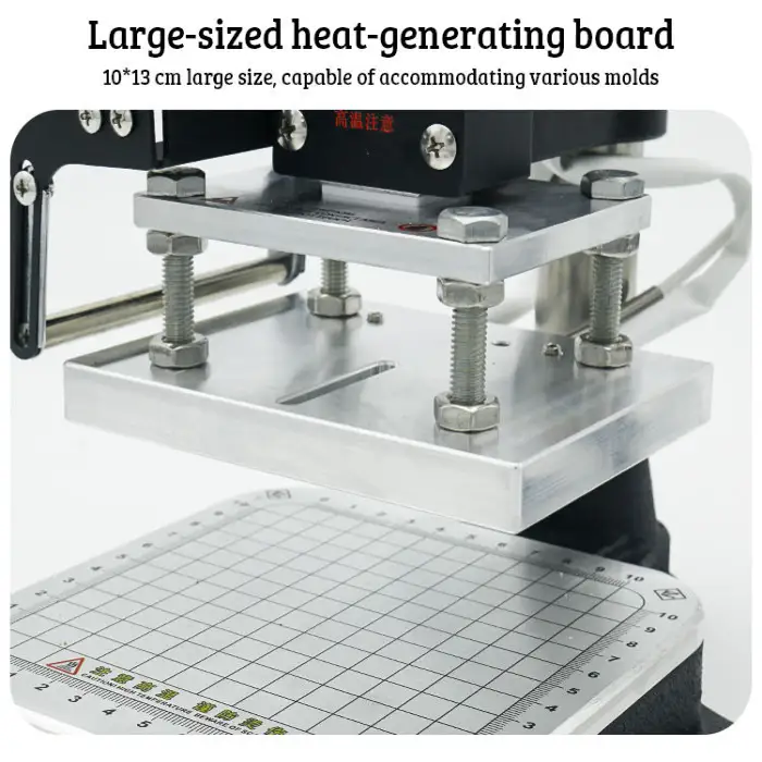 Manual Leather Stamping Machine Customize Logo Stamp Digital Foil Stamping Machine Leather Embossing