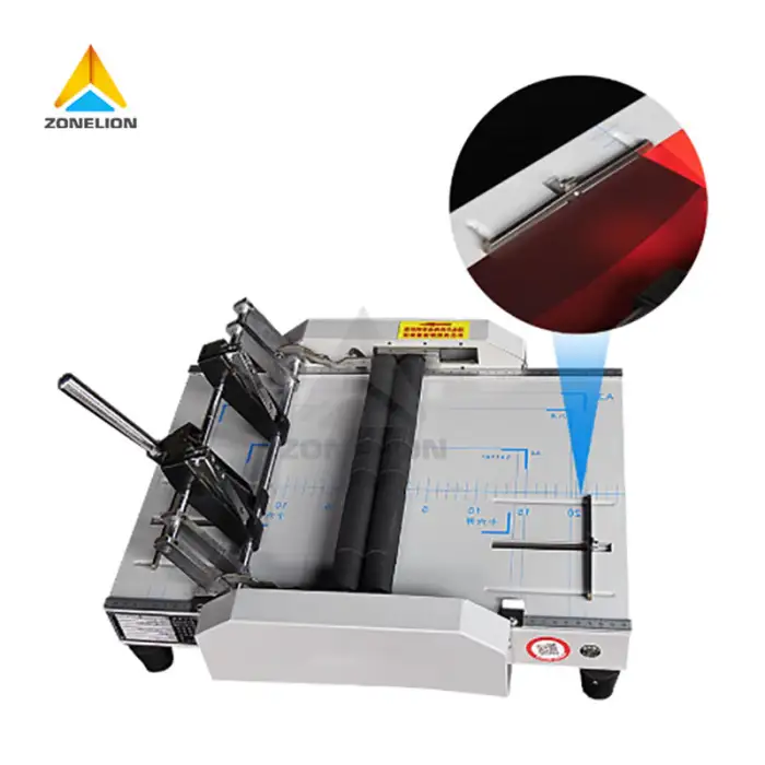 Stapler Paper Binding and Folding Booklet Manufacturing Machine