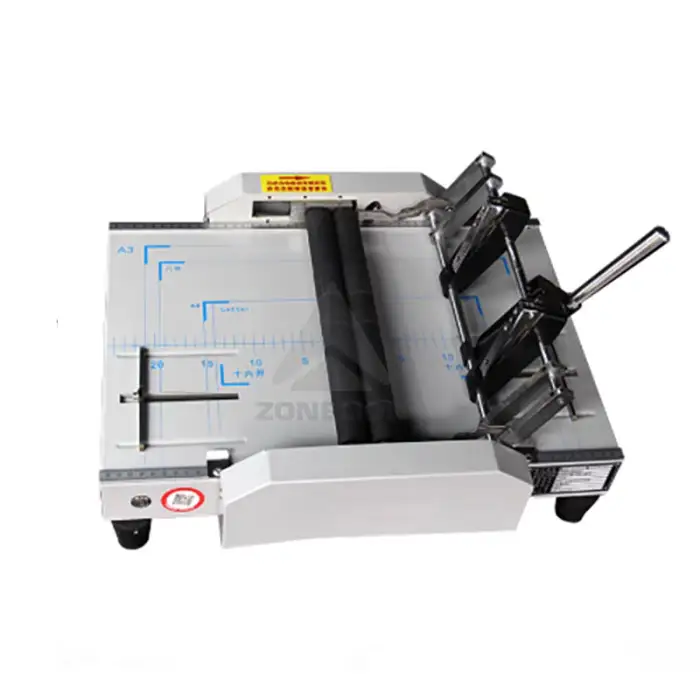 Stapler Paper Binding and Folding Booklet Manufacturing Machine