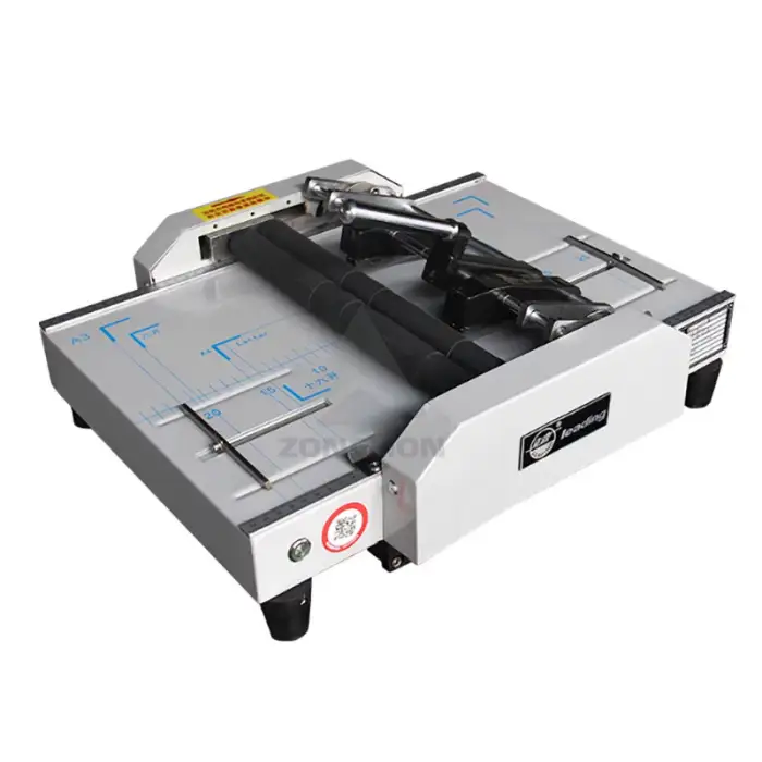 Stapler Paper Binding and Folding Booklet Manufacturing Machine