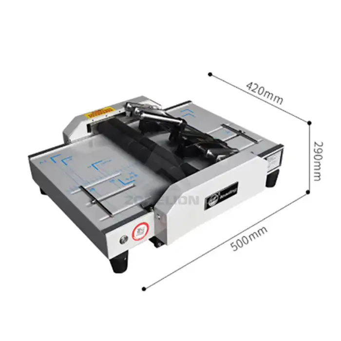 Stapler Paper Binding and Folding Booklet Manufacturing Machine