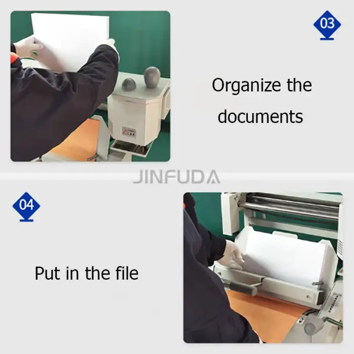 Compact Wireless Manual Melt Binding Machine with Creasing and Paper Cutting Functions Ideal for Booklets and Documents