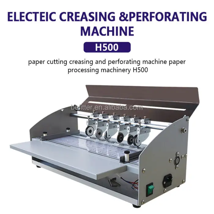 H-500 Edging Paper Creasing Machine for Folding Foil Stamping Die Cutting & Creasing Machine