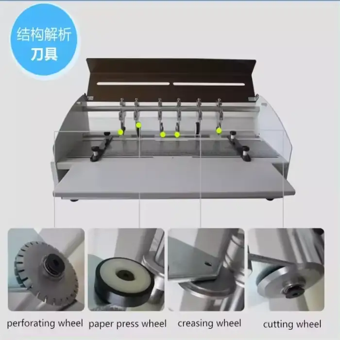H-500 Edging Paper Creasing Machine for Folding Foil Stamping Die Cutting & Creasing Machine