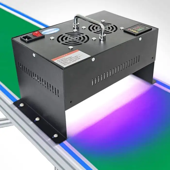 UV LED Curing Lamp Silk Screen Printing Dryer for 300mm Conveyor Belt 395nm UV LED for Inks Curing UV Varnish Drying Machine