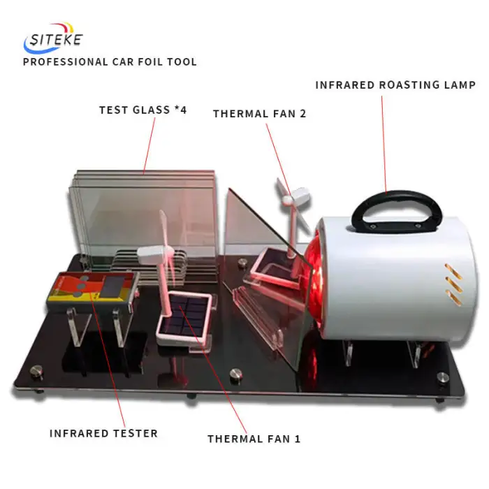 Window Film Heat Rejection Test Tool Car Solar Film test Baking Lamp Instrument Window Glass Film Insulation test Lamp