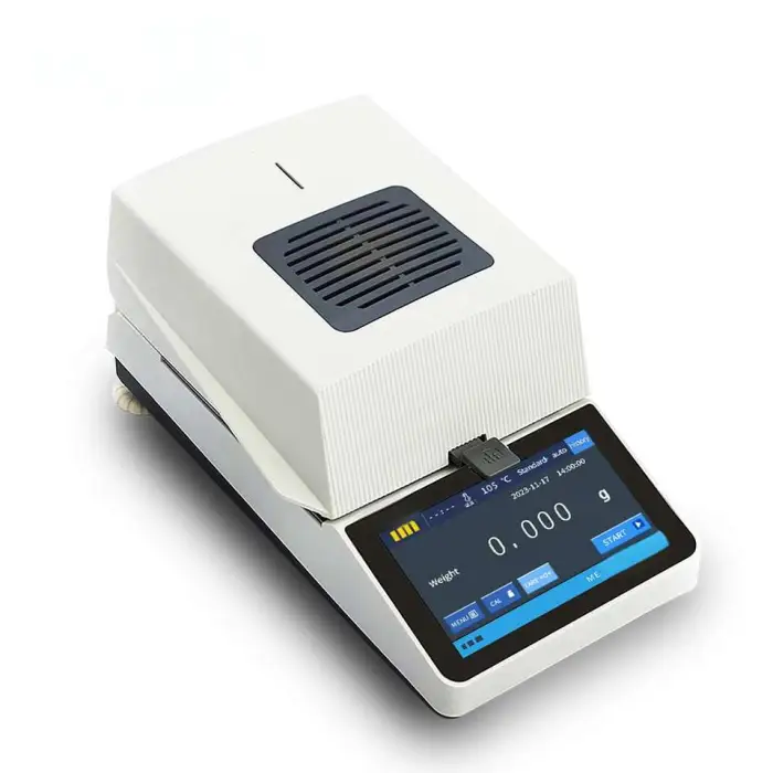 YLAB XY-110ME Halogen Moisture Analyzer 110g 10mg High Accuracy Digital Lab Moisture Meter for Grain Powder Samples