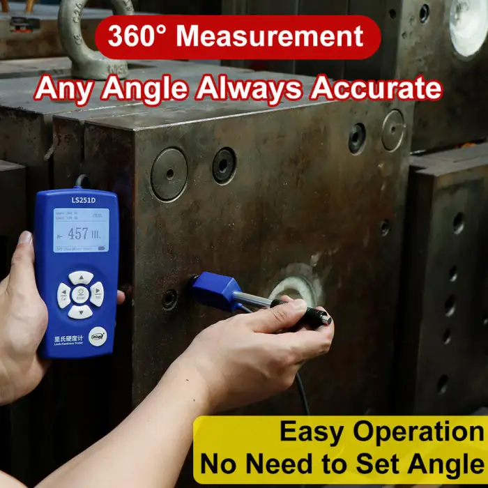 On LS251D Hardness Test Machine Precise Leeb Hardness Tester Portable Hardness Tester for Steel