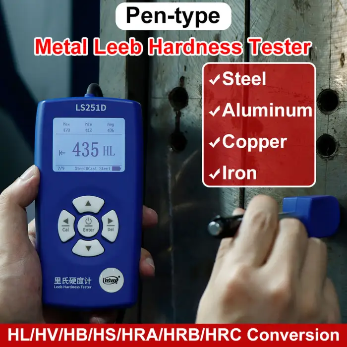 On LS251D Hardness Test Machine Precise Leeb Hardness Tester Portable Hardness Tester for Steel