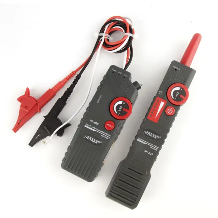 NF-820 High & Low Voltage Wire Tracker Underground Cable Finder Anti-Interference Wire Tracker RJ45 RJ11 BNC Tester