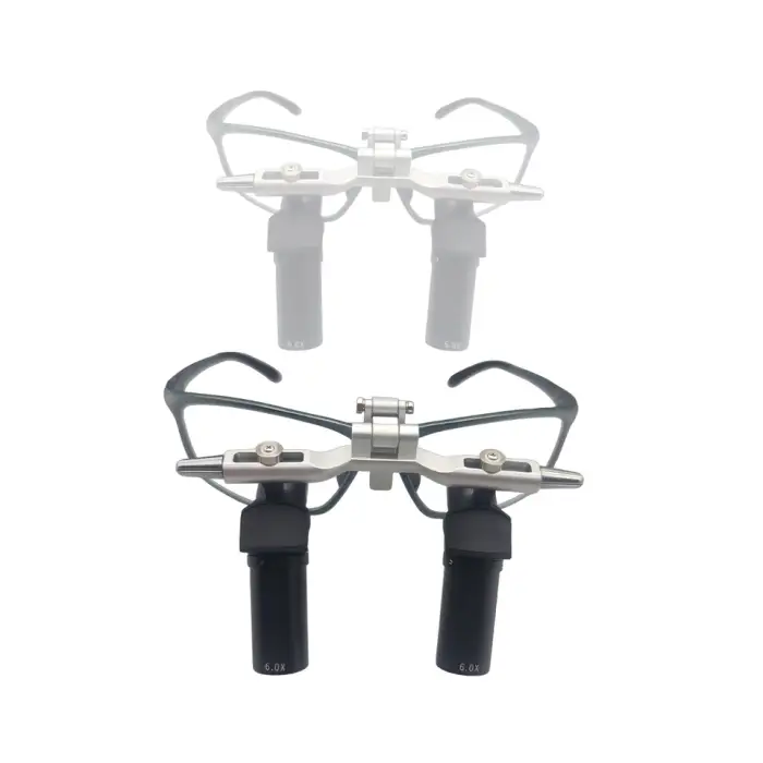 6.0x Dental Lab Binocular Loupes Ergonomic Surgical Microscope for Optimal Dental Instruments Visualization