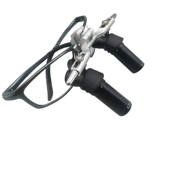 6.0x Dental Lab Binocular Loupes Ergonomic Surgical Microscope for Optimal Dental Instruments Visualization