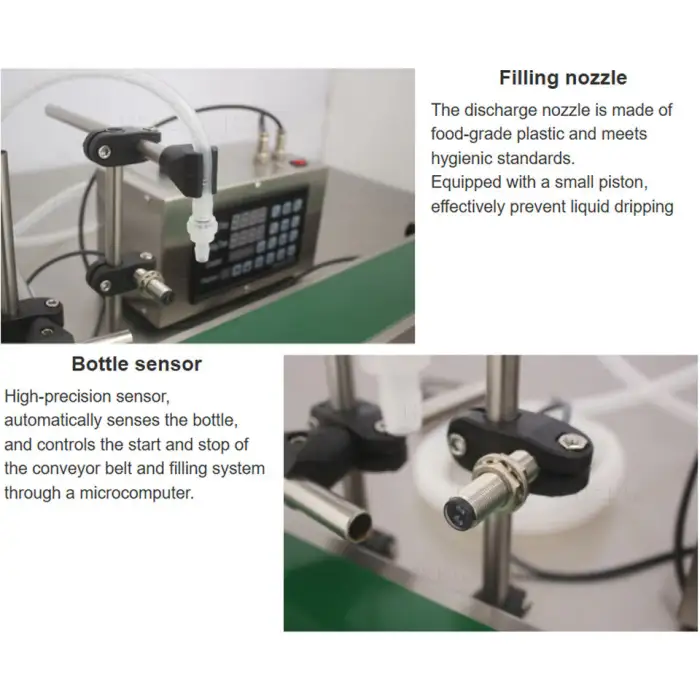 HZPK LSX-6000 Semi Automatic Small Digital Control Lotion Cosmetics Perfume Juice Win Drinks Water Liquid Bottle Filling Machine