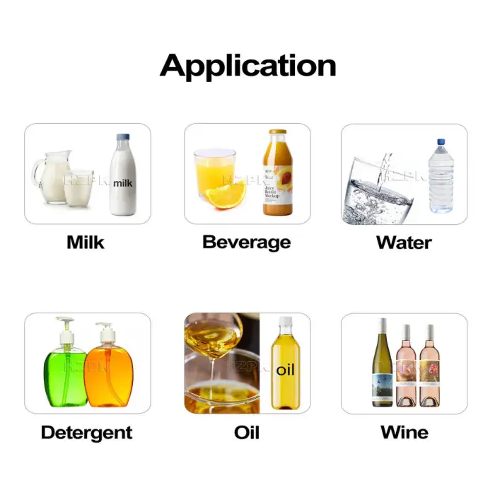 HZPK LSX-6000 Semi Automatic Small Digital Control Lotion Cosmetics Perfume Juice Win Drinks Water Liquid Bottle Filling Machine