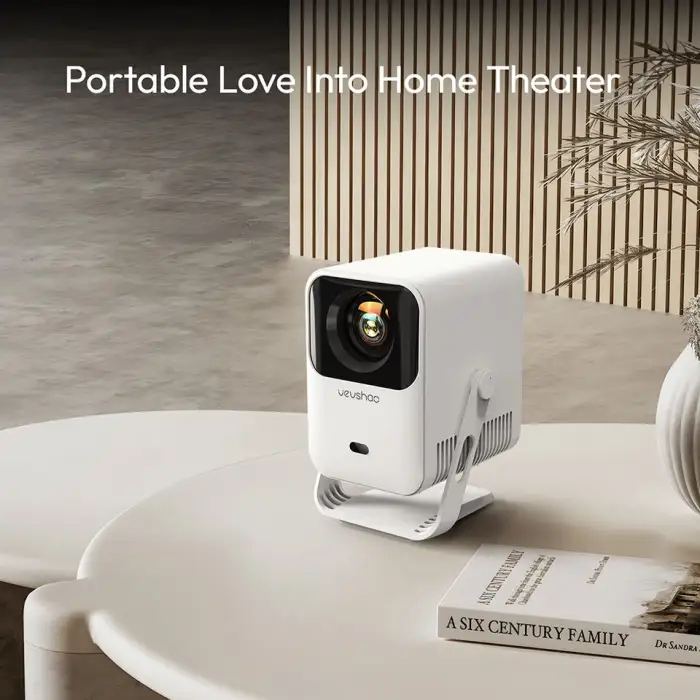 BYINTEK A15 Quality Small Projector 1280*720 Mini Home Projector Under $60 Android 13 Smart Projector With Stand