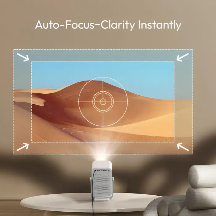 BYINTEK A15 Quality Small Projector 1280*720 Mini Home Projector Under $60 Android 13 Smart Projector With Stand