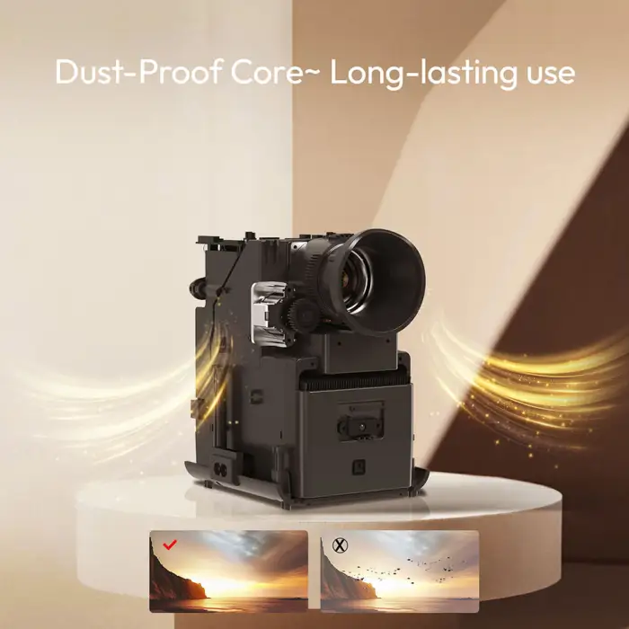 BYINTEK A15 Quality Small Projector 1280*720 Mini Home Projector Under $60 Android 13 Smart Projector With Stand