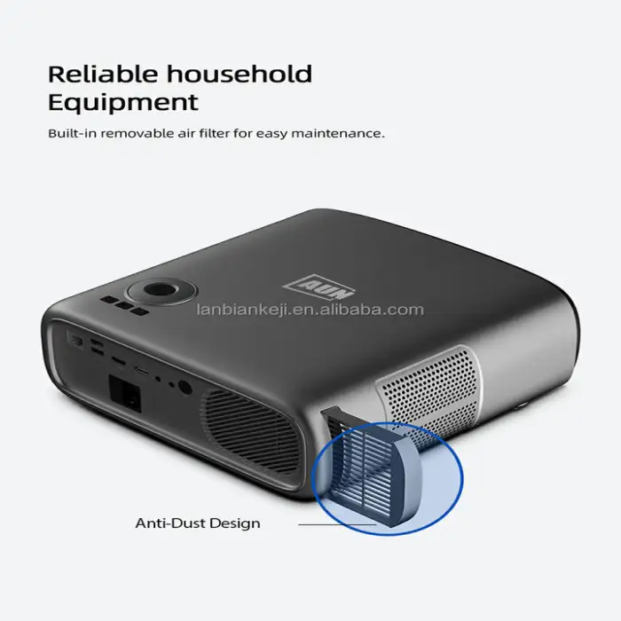 2025 Android Projector AKEY9S 2+64 LED LED VideoProjector 3D Full HD 1080P 4k Auto Focus WIFI Business Theater Cinema