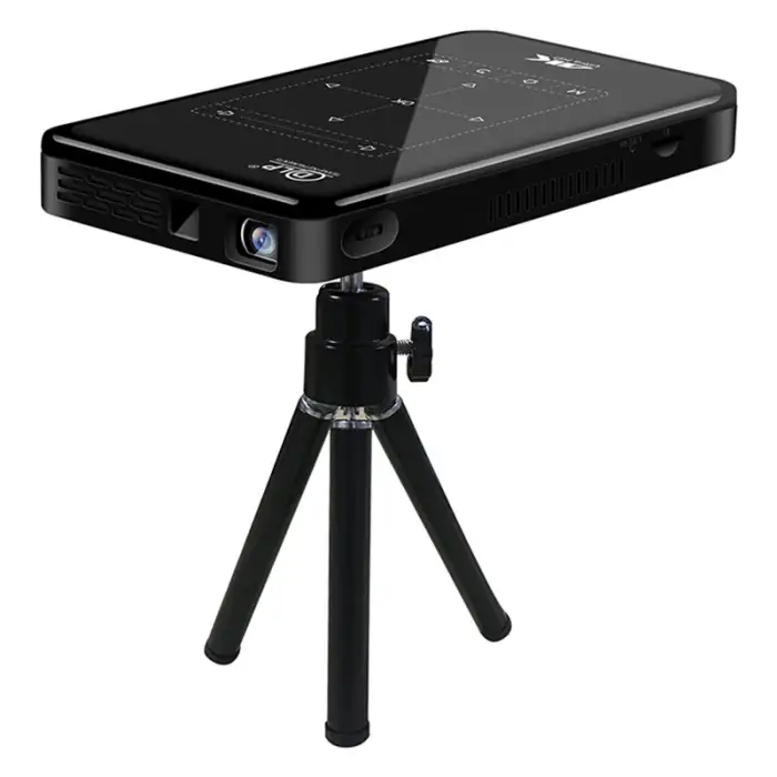 Salange P09 Mini DLP Projector Support 4K Android Smartphone LED Portable Pocket Outdoor Movie Projector Home Theater Video