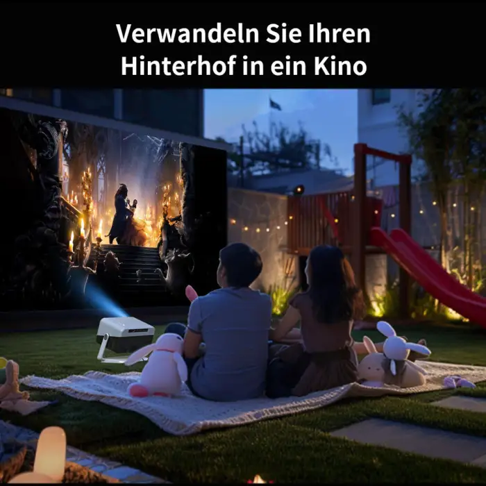 H10 Projector Portable 1080P 500 ANSI Lumens 4K Home Cinema Smart Home Theatre Android 11 Projector