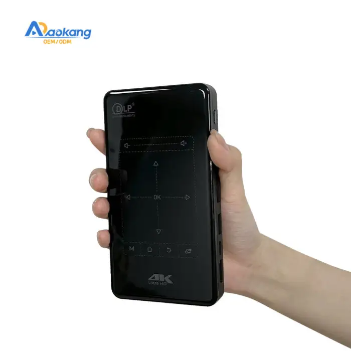 P09-II Mini Video 3D Pocket Projector DLP 4K Projector Portable Android Mini Smart Projector for Home Theater
