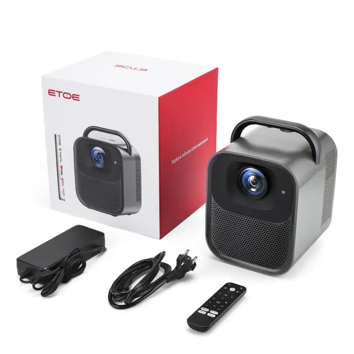 1000ANSI Android 11 4K Smart Projector 1920*1080P Full HD Google Certified 2+16GB 2.4G/5G Dual Wifi Smart Android Projector