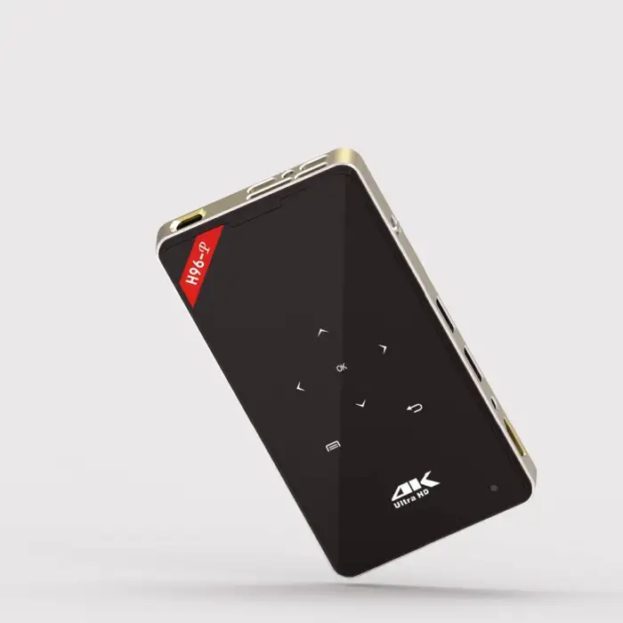 Reeshine Mini Pocket Pico Projector Mobile H96-P Dual WIFI S905x Android Smart 4k Dlp Projector