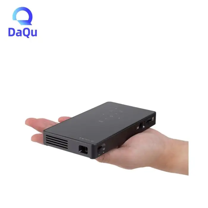 P8I Mini HD Input Projector 1080P Smart Android Wifi BT Mobile Phone Projector for Home Theater/Outdoor/Meet Using
