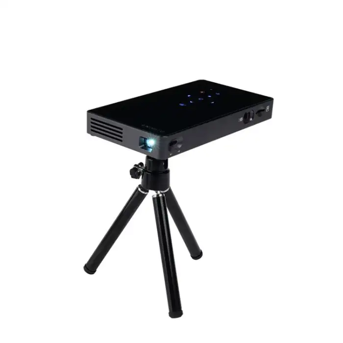 P8I Mini HD Input Projector 1080P Smart Android Wifi BT Mobile Phone Projector for Home Theater/Outdoor/Meet Using