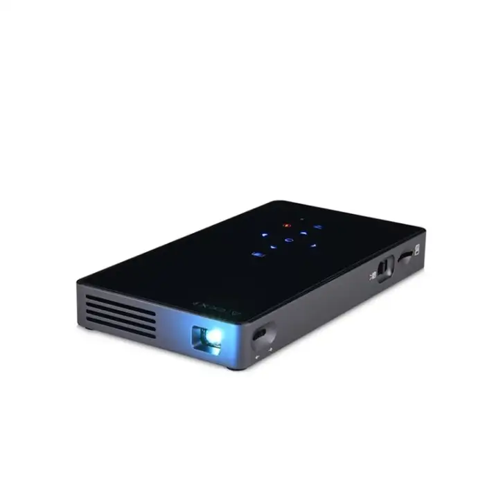 P8I Mini HD Input Projector 1080P Smart Android Wifi BT Mobile Phone Projector for Home Theater/Outdoor/Meet Using