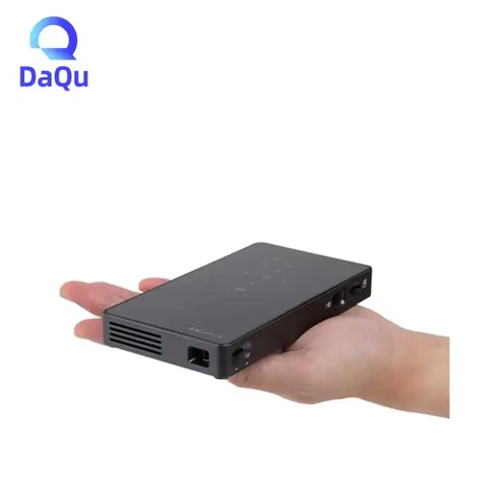 P8I Mini HD Input Projector 1080P Smart Android Wifi BT Mobile Phone Projector for Home Theater/Outdoor/Meet Using