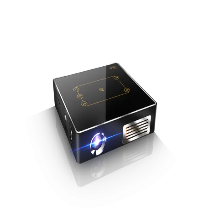 C9 Plus Portable Mini Smart Projector 4K Android 7.1 WiFi DLP Support 1080p 150 Lumens 4000 MAh Battery