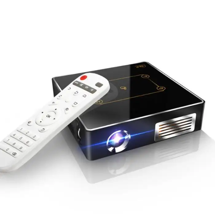 C9 Plus Portable Mini Smart Projector 4K Android 7.1 WiFi DLP Support 1080p 150 Lumens 4000 MAh Battery