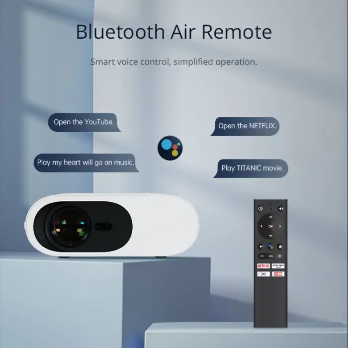 Led Portable Smart Cinema Video Projector L005 Full HD Projectors Drop Shipping Home White LCD 1080P OEM Support 3kg